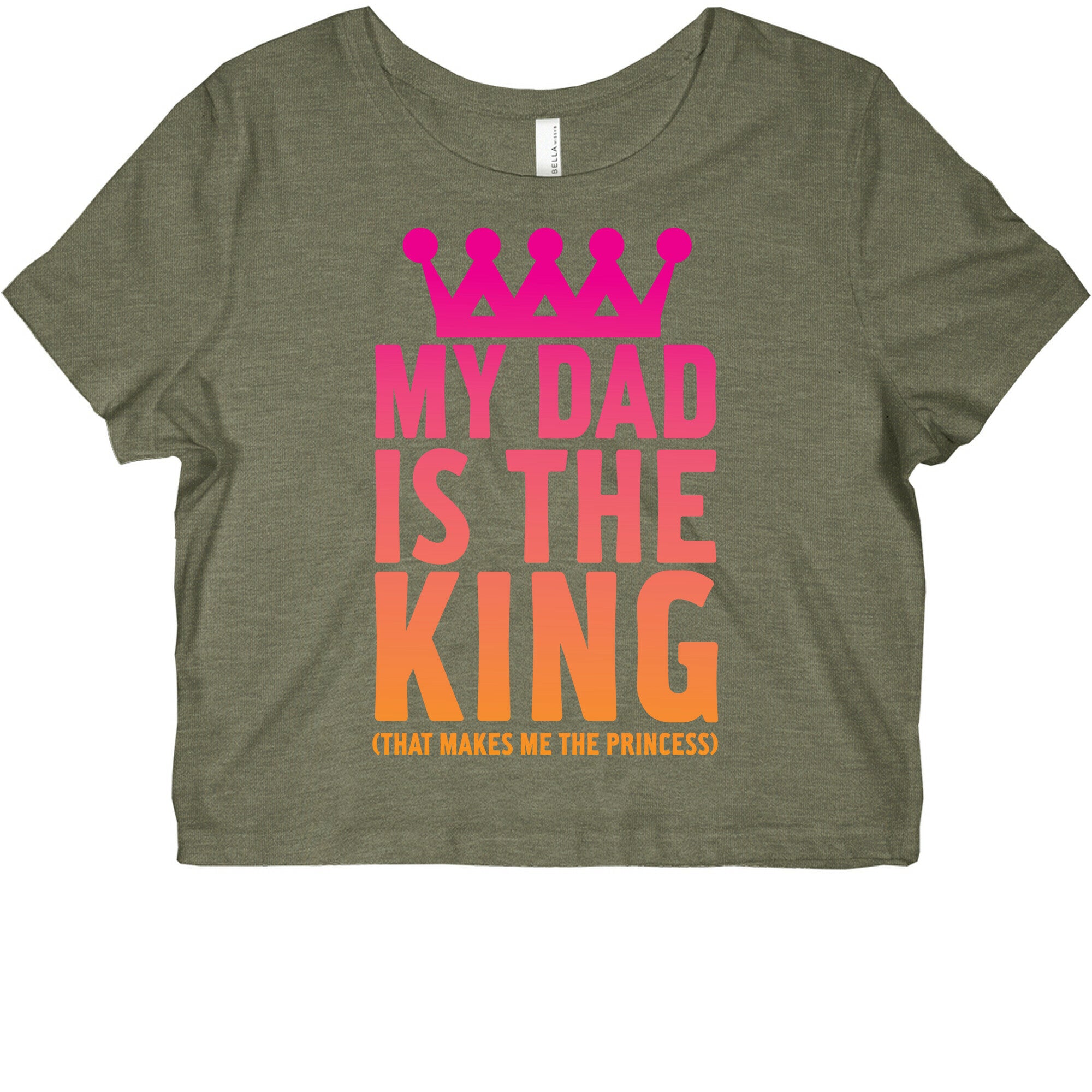 My Dad is the King Graphic Baby Tee